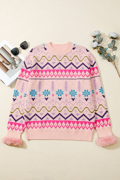 Kayaetta Knit Feather Cuffed Sweater Shop Style & More | Fresh Looks, Everyday Deals & Free Shipping