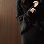 Fashion Woolen Skirt Two Piece Loose Grayceful LLC