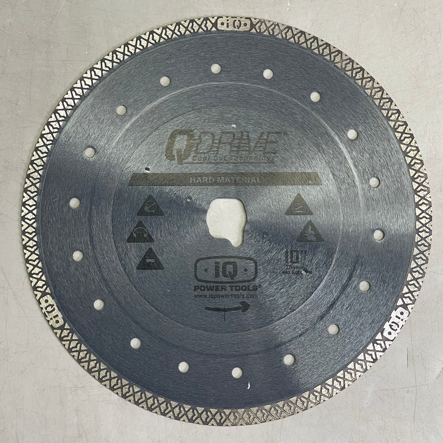 IQ POWER TOOLS Q-Drive Arbor Hard Material Blade For IQTS244 10" T10-060P-QD-HM PayWut