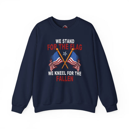 We Stand For The Flag Crewneck Sweatshirt The Devil's Pickle