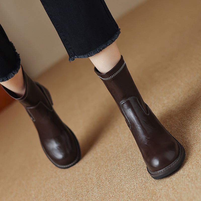 Women’s Mid-Heel Martin Boots FitiqueFit