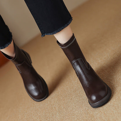 Women’s Mid-Heel Martin Boots FitiqueFit
