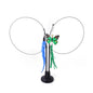 Suction cup cat toy stick that can be attached and held with steel wire multi head interchangeable cat toy and pet supplies