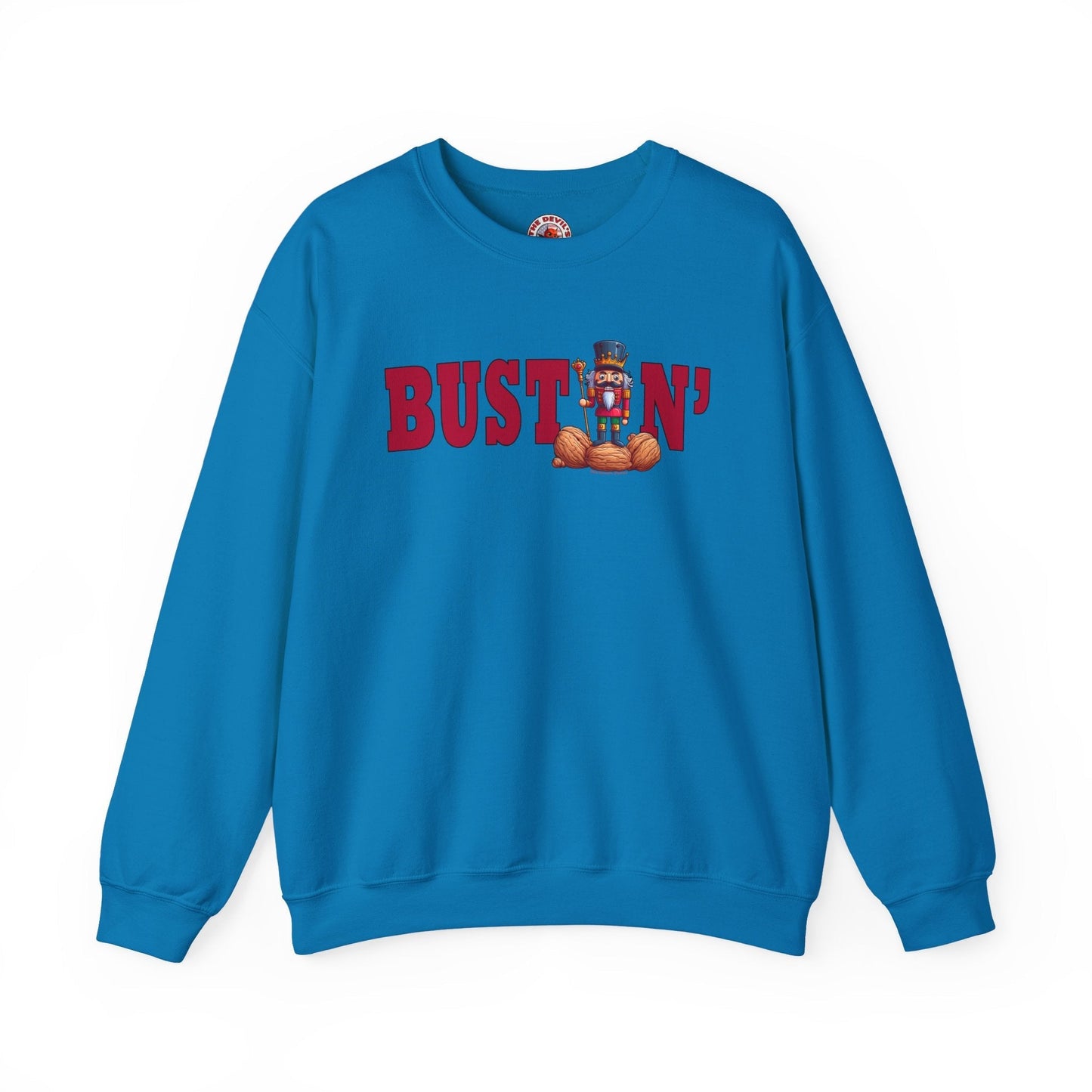 Bustin' Nuts Crewneck Sweatshirt The Devil's Pickle