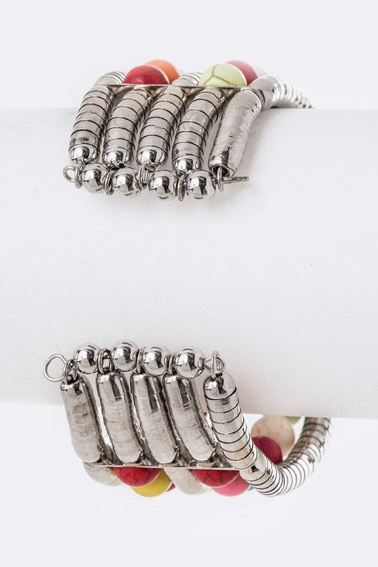 Layer Beads Wired Cuff Shop Style & More | Fresh Looks, Everyday Deals & Free Shipping