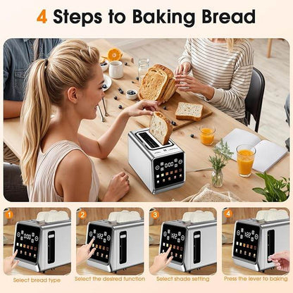Stainless Steel Smart Digital Toaster SmartPursue™