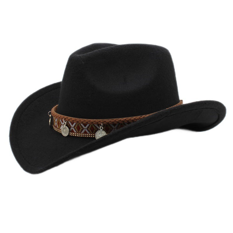 Western Charm Woolen Cowgirl Hat Country in My Heart