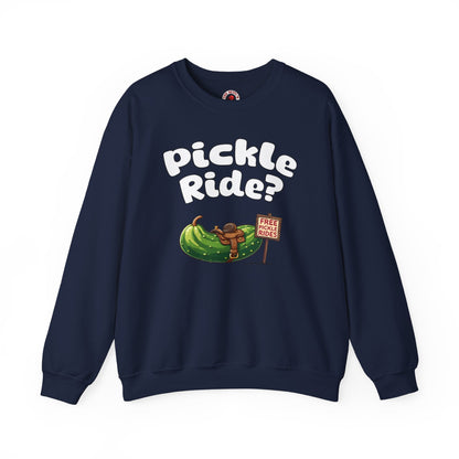 Pickle Ride Crewneck Sweatshirt The Devil's Pickle