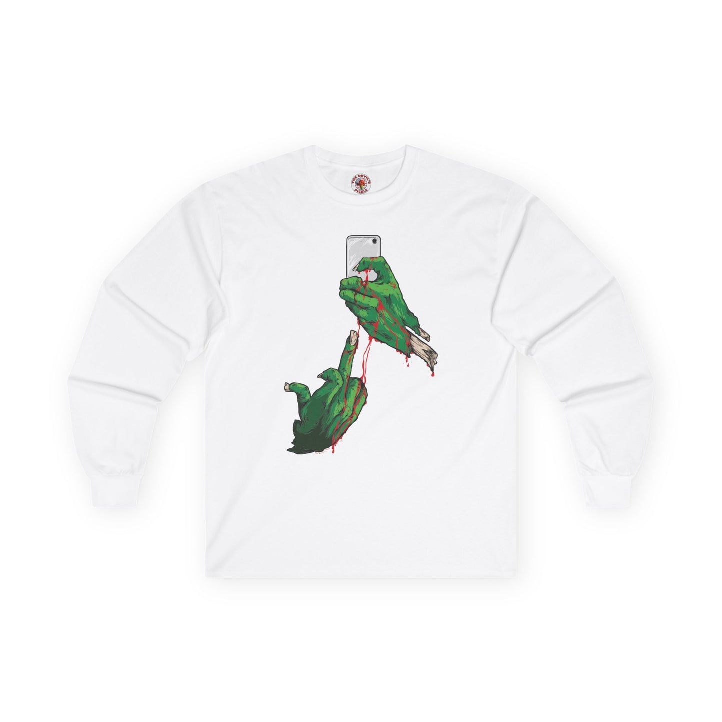 Selfie Monster Long Sleeve Tee The Devil's Pickle
