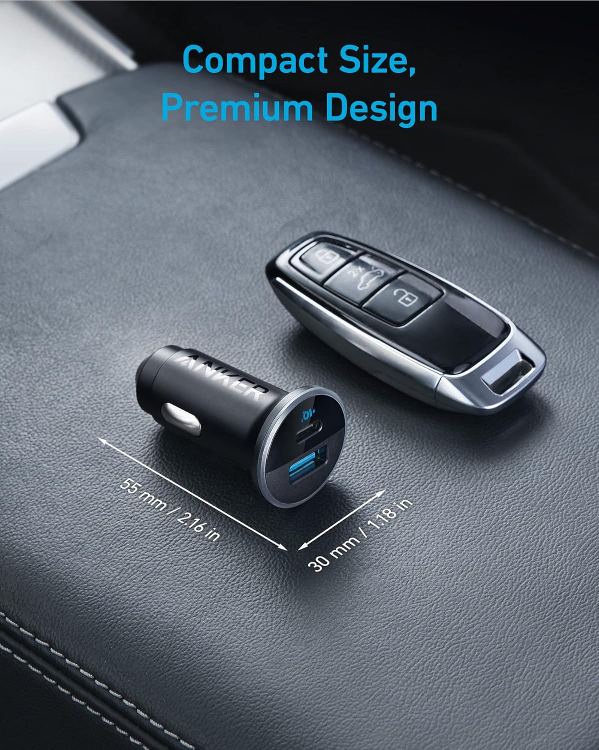 Anker <b>323</b> Car Charger (52.5W) Anker