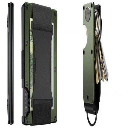 Carbon Fiber Wallet - RFID Blocking Metal Card Holder SmartPursue™
