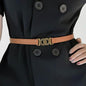 ElegantStyle Alloy Buckle PU Belt – Chic and Versatile Accessory See size chart under “more details” The Fashion Celestial