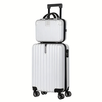 2-Piece Spinner Luggage Set – 20” Carry-On & 14” Crossbody Handbag