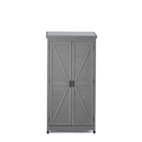 Outdoor Lockers  Metal Tops, Garden Storage Sheds, Outdoor Wood High Canopy For Patio Patio Terraces New Era Fashion LLc
