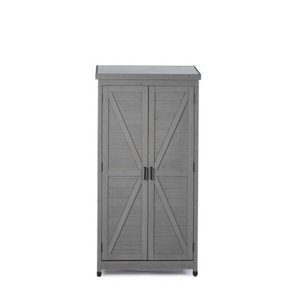 Outdoor Lockers  Metal Tops, Garden Storage Sheds, Outdoor Wood High Canopy For Patio Patio Terraces New Era Fashion LLc