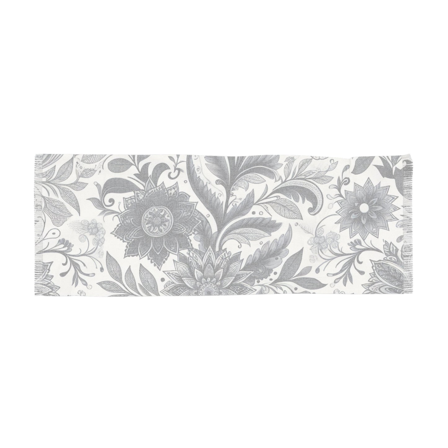 Elegant Floral Light Scarf | Fashion Accessory, Spring Outfit, Festival Wear, Gift for Mom, Trendy Wrap Grayceful LLC