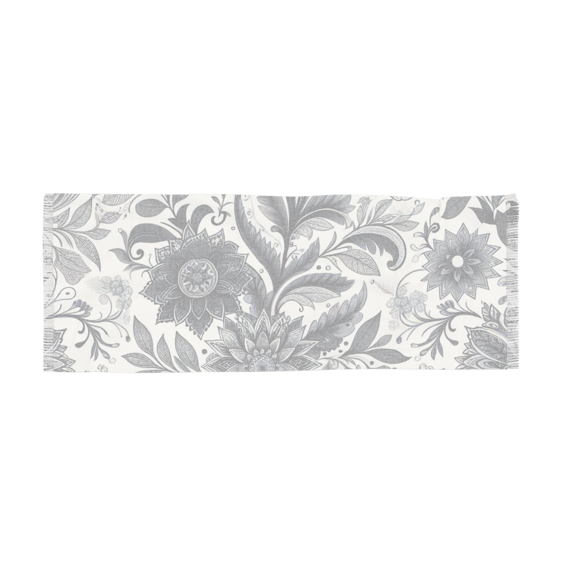 Elegant Floral Light Scarf | Fashion Accessory, Spring Outfit, Festival Wear, Gift for Mom, Trendy Wrap Grayceful LLC