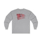 Red American Flag Long Sleeve Tee The Devil's Pickle