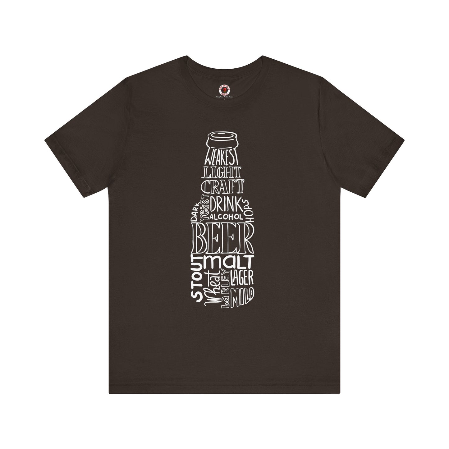 Beer Bottle of Words T-Shirt The Devil's Pickle