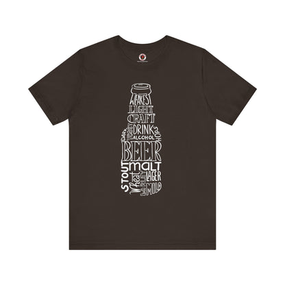 Beer Bottle of Words T-Shirt The Devil's Pickle