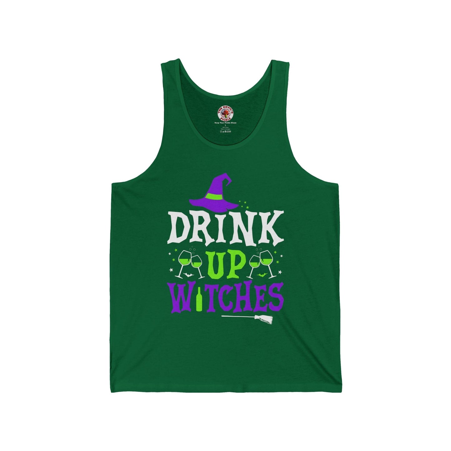 Drink Up Witches Tank Top The Devil's Pickle