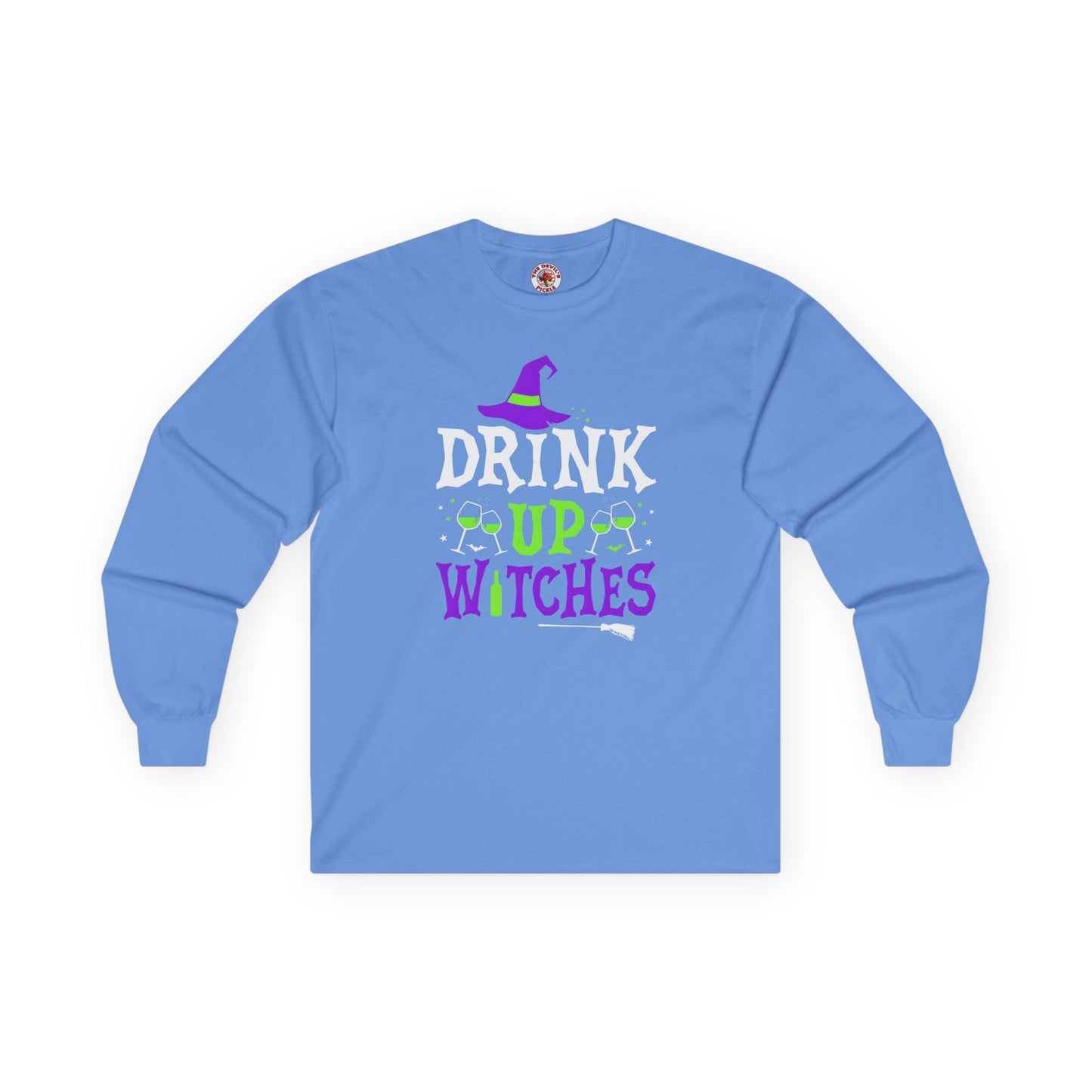 Drink Up Witches Long Sleeve Tee The Devil's Pickle