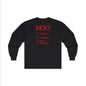 Sex? Yes, Please Long Sleeve Tee The Devil's Pickle