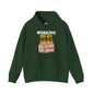Working On My 6 Pack Hooded Sweatshirt The Devil's Pickle