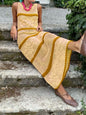 Knitted Sweater Contrast Color Vest Hollow Dress Grayceful LLC
