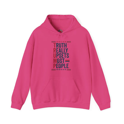Truth Really Upsets Most People Hooded Sweatshirt The Devil's Pickle