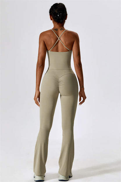 The Lily Belle Sports Bra Flared Leggings 2-Piece Set Fitglutes Activewear Gymwear Sportswear & Workout Clothes