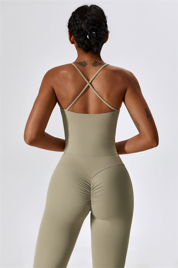 The Lily Belle Sports Bra Flared Leggings 2-Piece Set Fitglutes Activewear Gymwear Sportswear & Workout Clothes