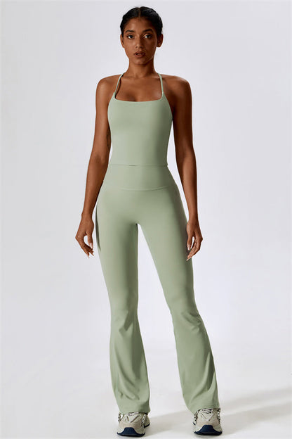 The Lily Belle Sports Bra Flared Leggings 2-Piece Set Fitglutes Activewear Gymwear Sportswear & Workout Clothes