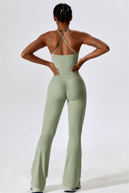 The Lily Belle Sports Bra Flared Leggings 2-Piece Set Fitglutes Activewear Gymwear Sportswear & Workout Clothes