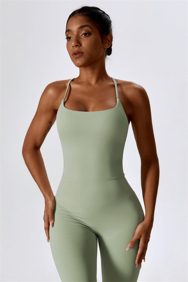 The Lily Belle Sports Bra Flared Leggings 2-Piece Set Fitglutes Activewear Gymwear Sportswear & Workout Clothes