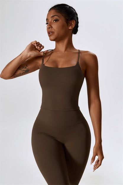 The Lily Belle Sports Bra Flared Leggings 2-Piece Set Fitglutes Activewear Gymwear Sportswear & Workout Clothes