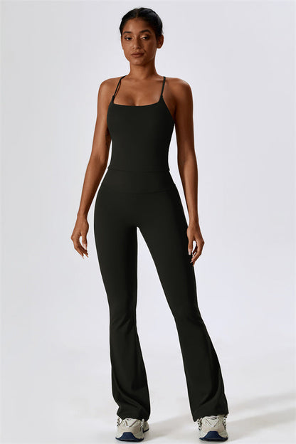 The Lily Belle Sports Bra Flared Leggings 2-Piece Set Fitglutes Activewear Gymwear Sportswear & Workout Clothes