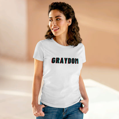 Graydom Women's Midweight Cotton Tee Graydom Grayceful LLC