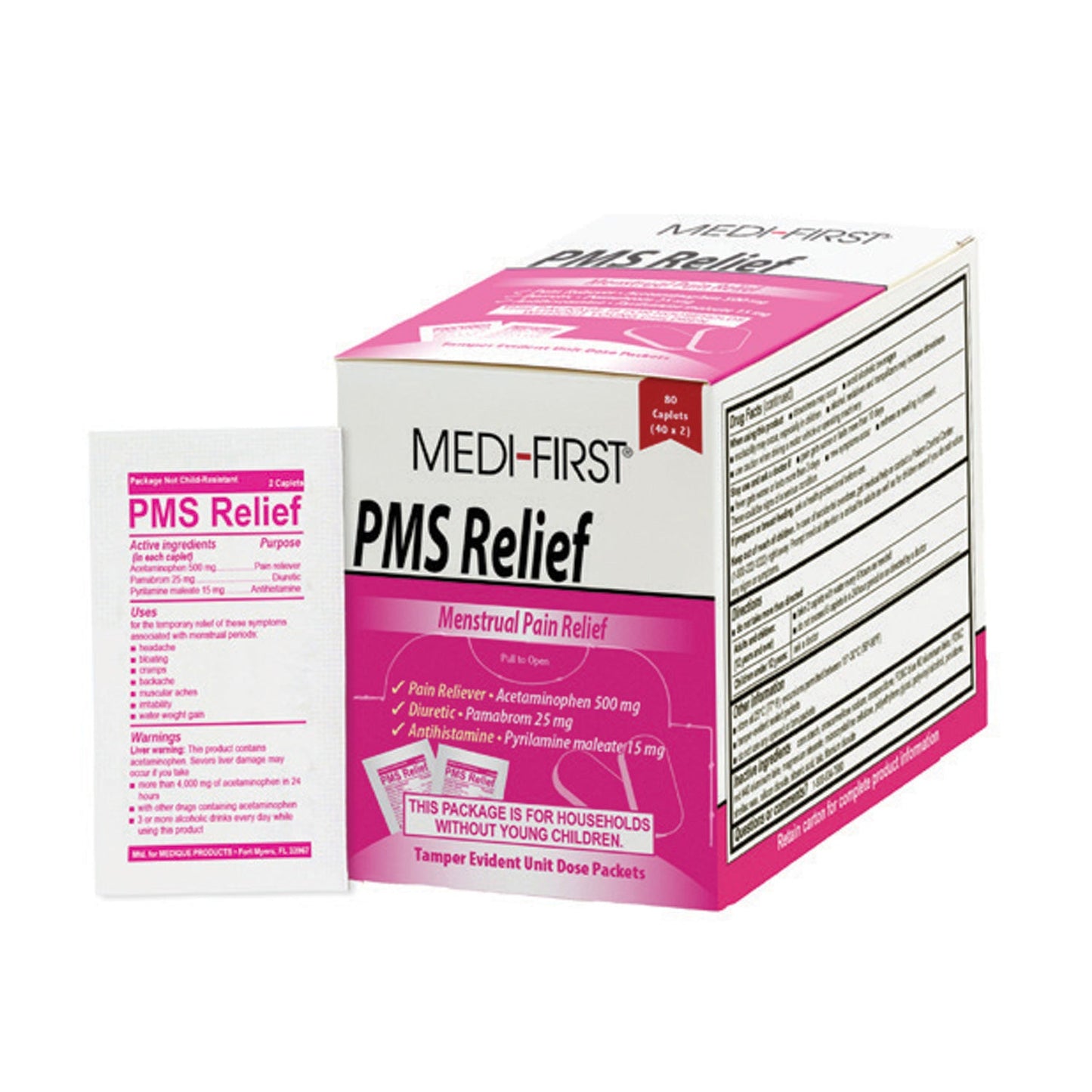 PMS Relief - Cramp Tabs, 80/Box quakekits.com