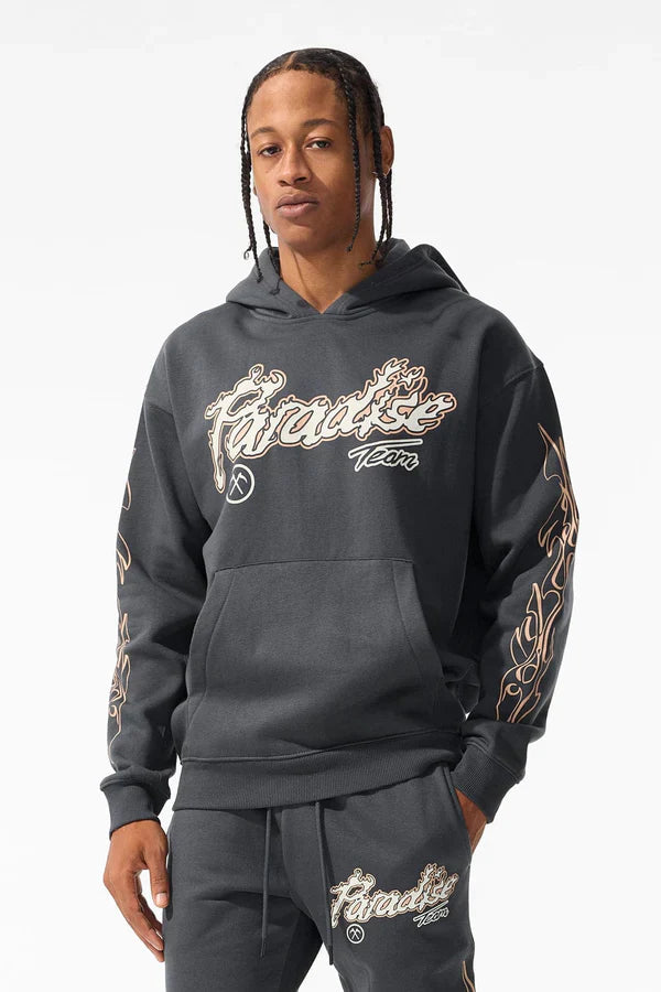 Jordan Craig Paradise Tour Fleece Hoodie - Charcoal Denim Exchange