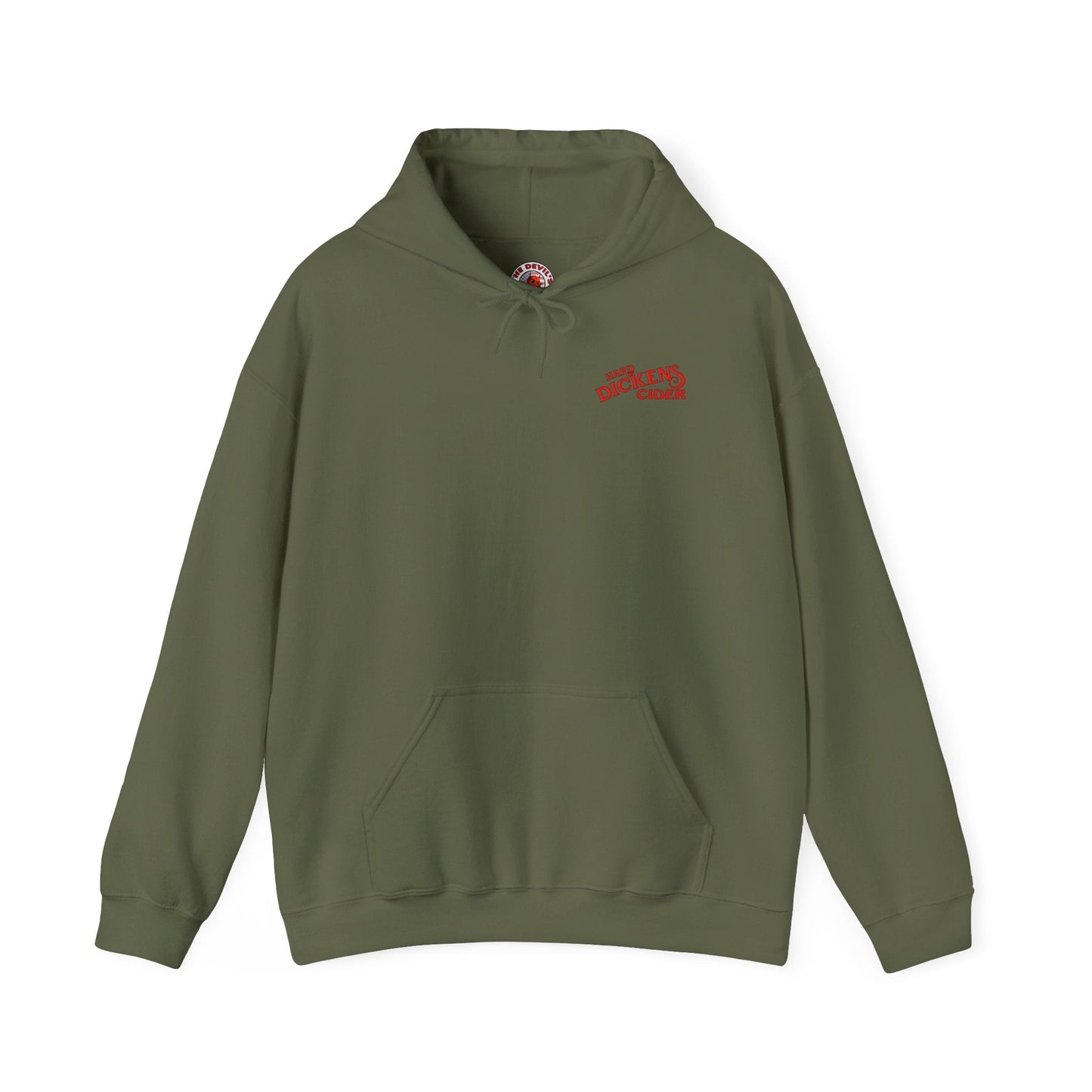 Hard Dickens Cider Front/Back Hooded Sweatshirt The Devil's Pickle