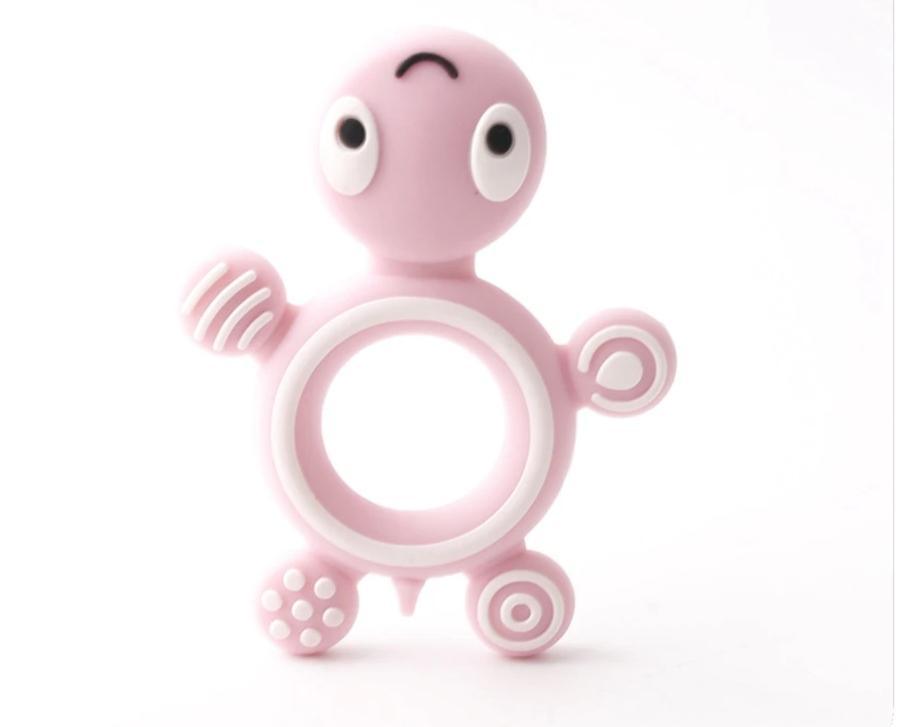 Baby Teether Silicone Rabbit Food Grade Bunny Teether Nursing Teething  Accessories Silicone Animal Teether For Kids and Baby Stevvex