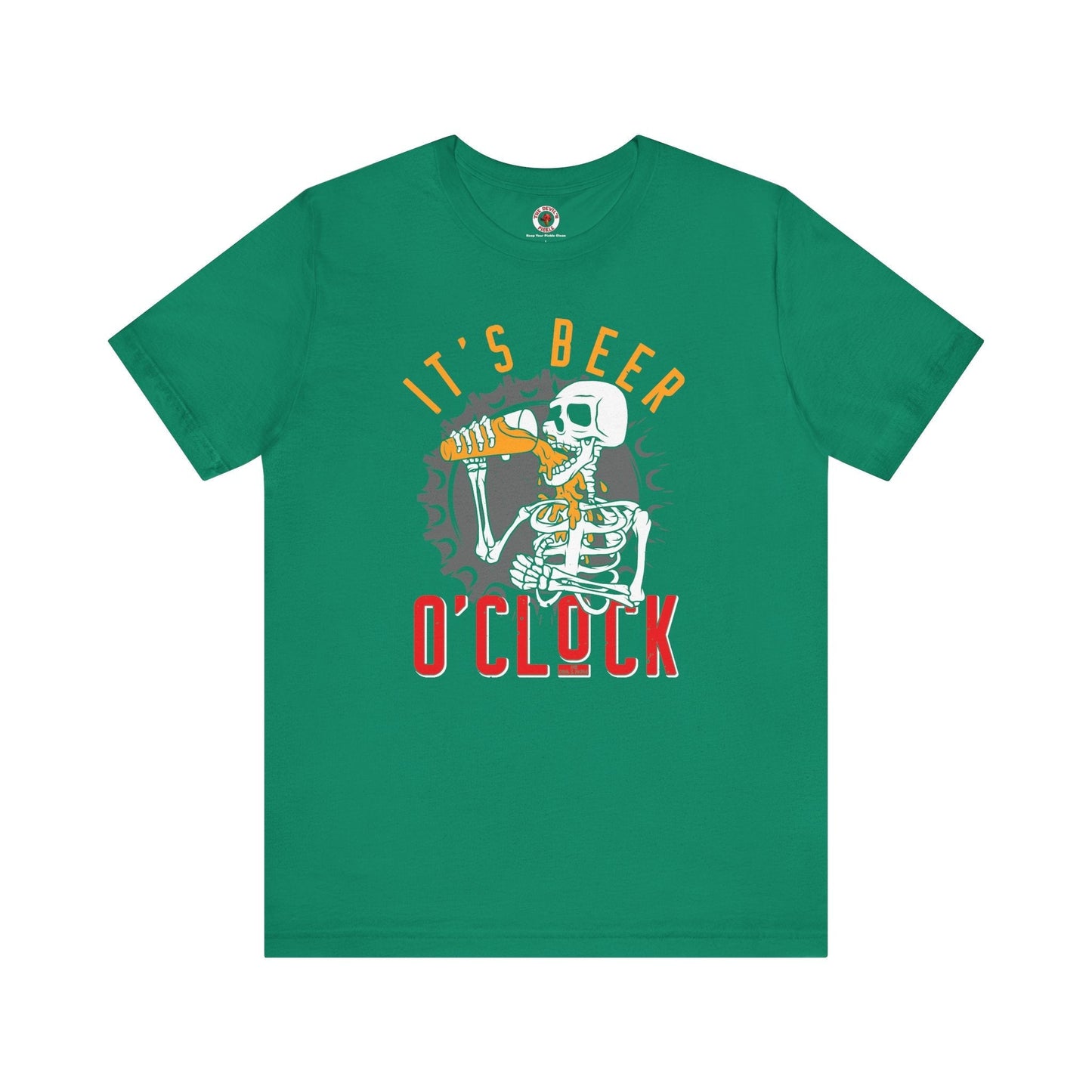 It's Beer O'Clock Skeleton T-Shirt The Devil's Pickle