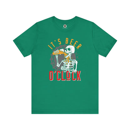 It's Beer O'Clock Skeleton T-Shirt The Devil's Pickle