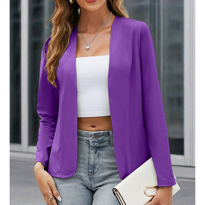 Women’s Plus‑Size Open‑Front Casual Blazer FitiqueFit