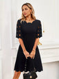 Cutout Half Sleeve Mini Dress New Era Fashion LLc