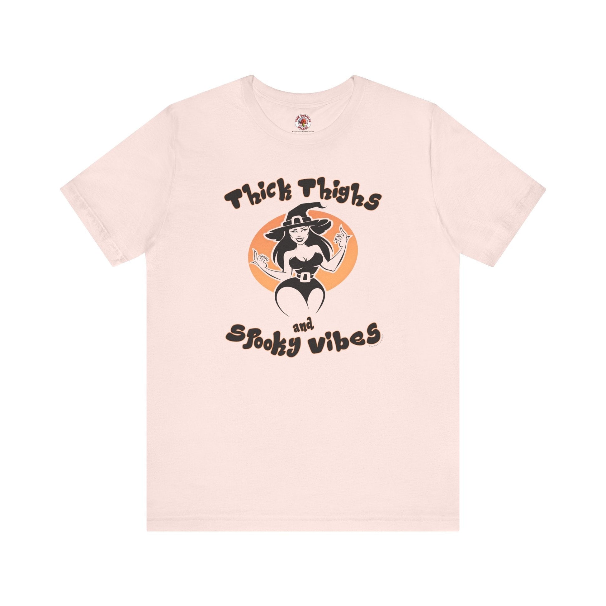 Thick Thighs and Spooky Vibes T-Shirt The Devil's Pickle