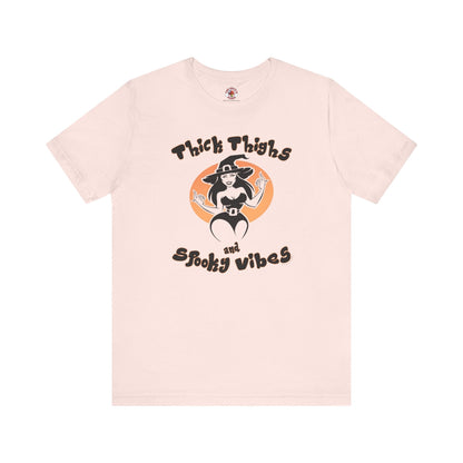 Thick Thighs and Spooky Vibes T-Shirt The Devil's Pickle