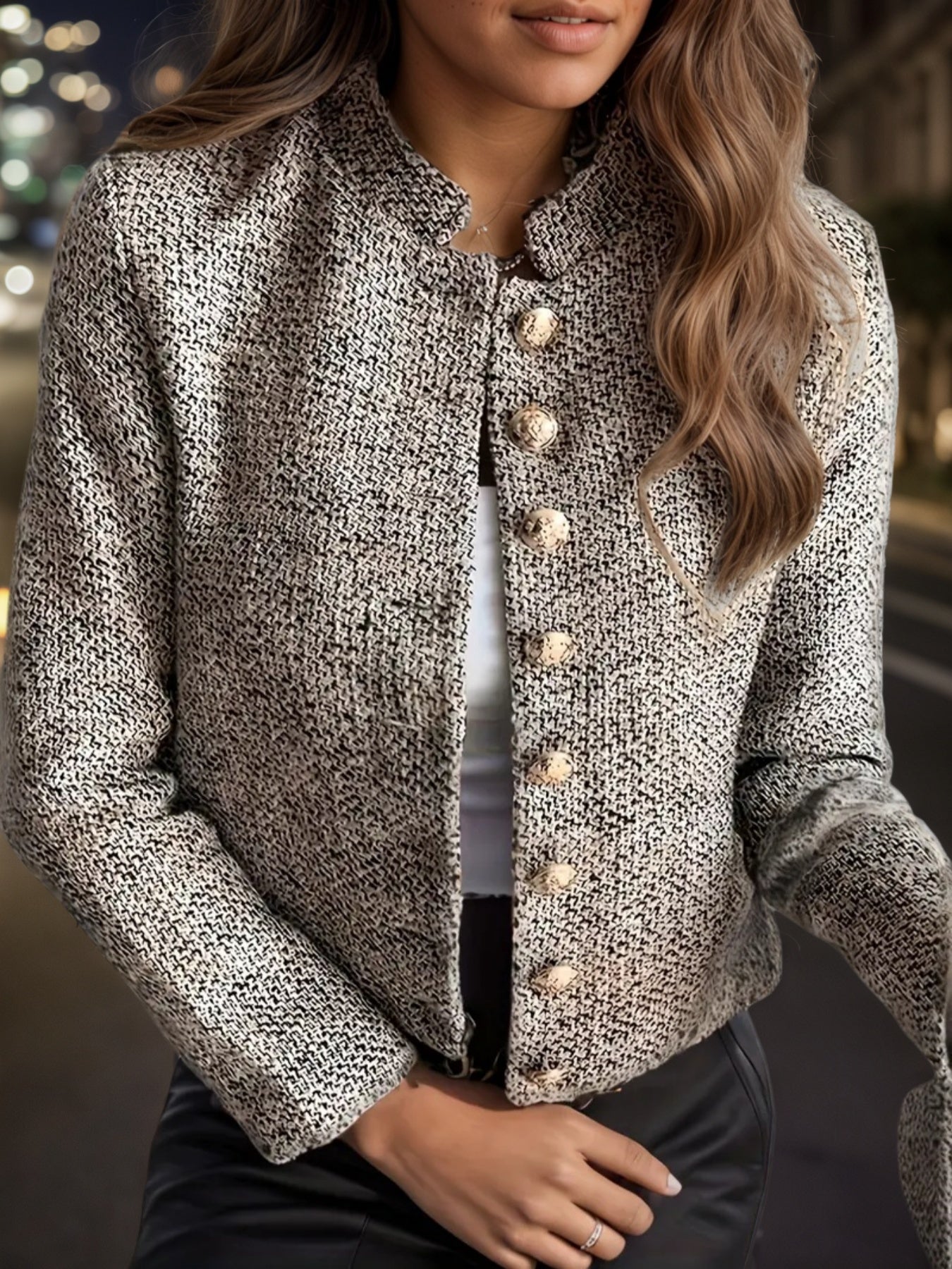 Women’s Casual Knitted Cardigan with Pockets FitiqueFit