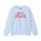 Pretty Girls Vote Republican Crewneck Sweatshirt The Devil's Pickle